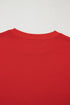Varsity Double Stripe Drop Shoulder Oversized Crewneck Sweatshirt